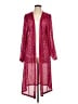 Jess Lea 100% Polyester Burgundy Kimono Size L - photo 1