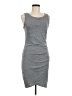 Leith Solid Gray Casual Dress Size M - photo 1