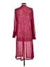 Jess Lea 100% Polyester Burgundy Kimono Size L - photo 2