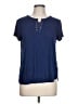 Westbound Blue Short Sleeve Top Size L (petite) - photo 1