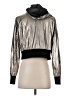 Sweet Rain 100% Polyester Metallic Silver Jacket Size S - photo 2
