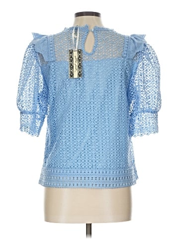 Ultra Pink Short Sleeve Blouse (view 2)