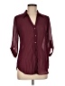 A. Byer 100% Polyester Burgundy 3/4 Sleeve Blouse Size M - photo 1