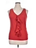 Chaps Red Sleeveless Top Size XL - photo 1