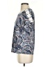 Perseption Concept Paisley Blue Short Sleeve Blouse Size S - photo 5
