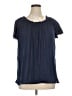 Faded Glory 100% Polyester Blue Short Sleeve Blouse Size 1X - photo 1