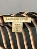 Coldwater Creek 100% Polyester Stripes Black Short Sleeve Blouse Size 16 - photo 7