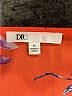 DR2 100% Polyester Floral Orange Short Sleeve Blouse Size XL - photo 7