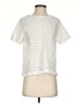 Fossil Ivory Short Sleeve Blouse Size S - photo 1