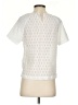 Fossil Ivory Short Sleeve Blouse Size S - photo 2