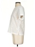 Fossil Ivory Short Sleeve Blouse Size S - photo 5