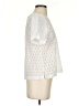 Fossil Ivory Short Sleeve Blouse Size S - photo 4