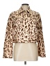 Chico's Animal Print Multi Color Gold Jacket Size Lg (2) - photo 1