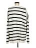 Nordstrom Stripes Ivory Pullover Sweater Size M - photo 2