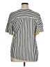 W5 Stripes Gray Ivory Short Sleeve T-Shirt Size 1X - photo 2