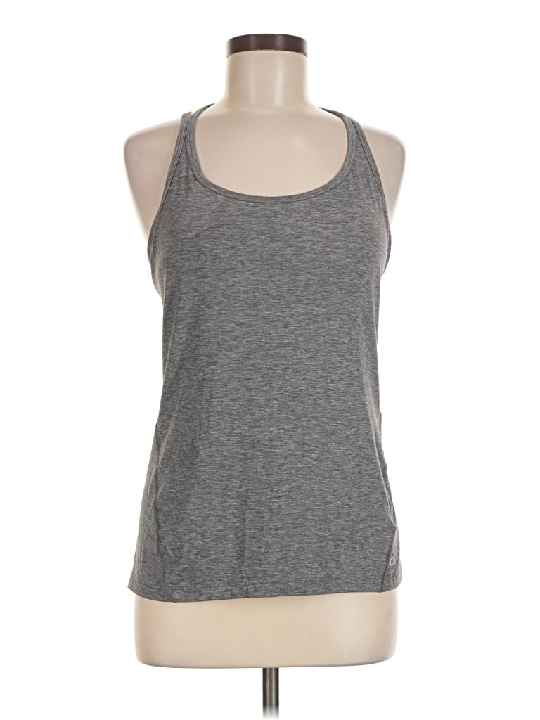 Pre-owned Gap Fit Active Tank Top In Gray