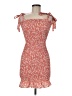 Unbranded 100% Polyester Orange Casual Dress Size M - photo 1