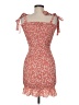 Unbranded 100% Polyester Orange Casual Dress Size M - photo 2