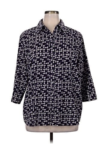 Apt. 9 3/4 Sleeve Button-Down Shirt (view 1)
