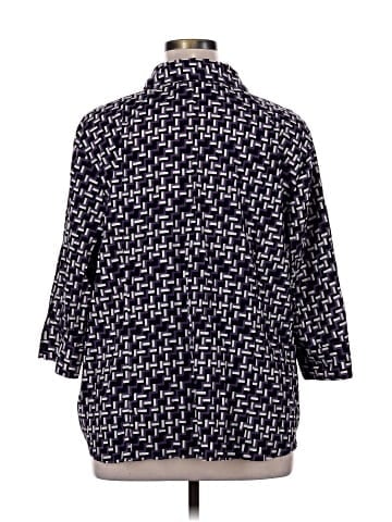 Apt. 9 3/4 Sleeve Button-Down Shirt (view 2)