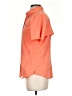 Columbia 100% Polyester Orange Short Sleeve Blouse Size S - photo 5