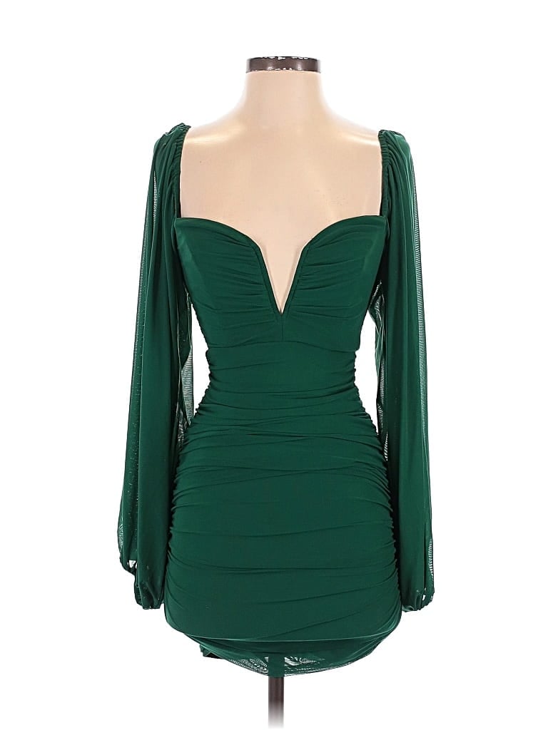Pre-owned 12th Tribe Cocktail Dress In Green