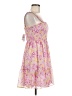No Comment 100% Polyester Floral Pink Cocktail Dress Size M - photo 4