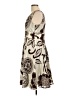 Robbie Bee 100% Polyester Paisley Brown Casual Dress Size 10 - photo 5