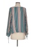 Renee C. 100% Polyester Teal Long Sleeve Blouse Size S - photo 1