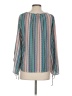 Renee C. 100% Polyester Teal Long Sleeve Blouse Size S - photo 2