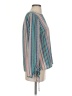 Renee C. 100% Polyester Teal Long Sleeve Blouse Size S - photo 4