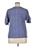 Jon & Anna Blue Short Sleeve Blouse Size XL - photo 2