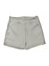 Kensie Solid Gray Khaki Shorts Size 8 - photo 1