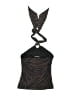 MICHAEL Michael Kors Animal Print Brown Swimsuit Top Size M - photo 2