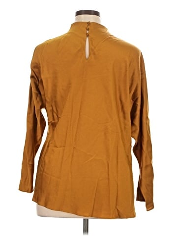 Lafayette 148 New York Long Sleeve Blouse (view 2)