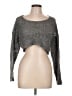 Blue Rain Metallic Silver Pullover Sweater Size L - photo 1