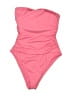 Shade & Shore Pink Bodysuit Size S - photo 1