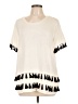 Curations Ivory Short Sleeve Top Size L - photo 1