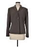 Casual Corner 100% Polyester Gray Brown Blazer Size 8 - photo 1