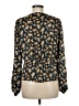 MNG 100% Polyester Black Long Sleeve Blouse Size 6 - photo 2
