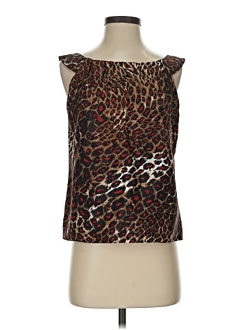 Ellen Tracy Sleeveless Silk Top (view 1)