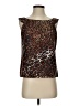 Ellen Tracy 100% Silk Brown Sleeveless Silk Top Size 4 (petite) - photo 1