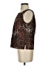 Ellen Tracy 100% Silk Brown Sleeveless Silk Top Size 4 (petite) - photo 5