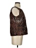 Ellen Tracy 100% Silk Brown Sleeveless Silk Top Size 4 (petite) - photo 4