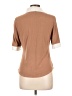 Cache Brown Short Sleeve Henley Size L - photo 2