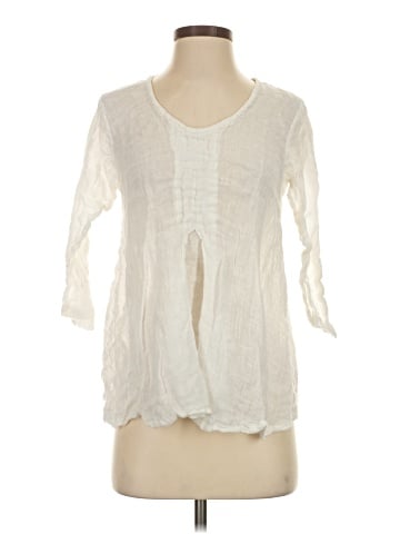 Flax 3/4 Sleeve Blouse (view 1)