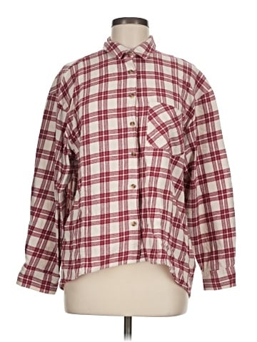 Dizzy Lizzy Long Sleeve Button-Down Shirt (view 1)