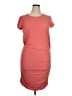 Athleta Solid Orange Casual Dress Size XL - photo 1