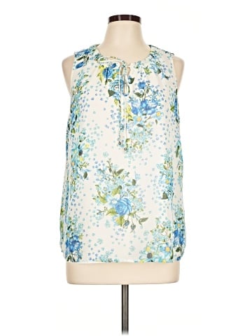 Skies Are Blue Sleeveless Blouse (view 1)