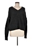 Madewell Gray Pleat-Sleeve Pullover Sweater Size M - photo 1